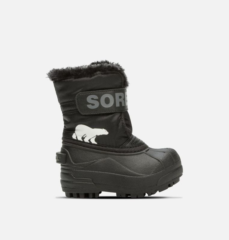 Kids Snow Boots Black - Sorel Toddler Commander™ - 057428-FVZ